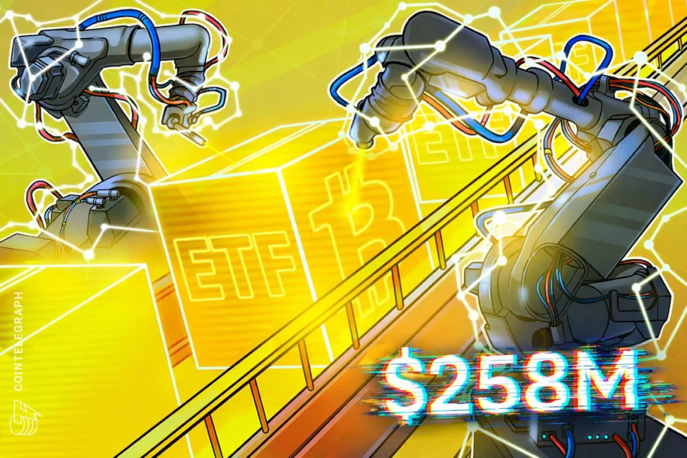 Bitcoin ETF Flows Hit $258M in Largest Daily Inflows in Weeks.