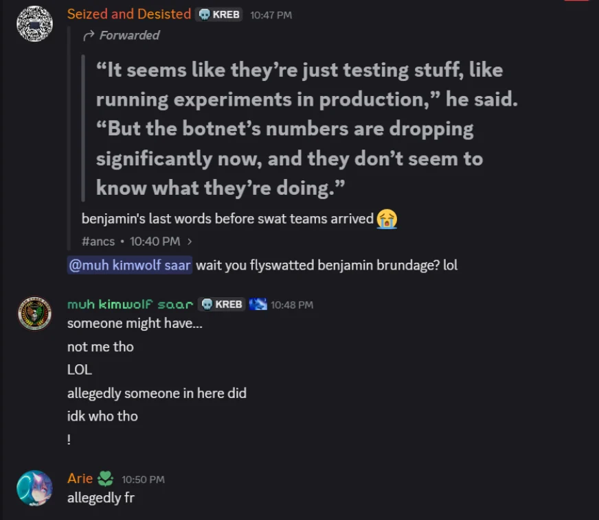 Who is the Kimwolf Botmaster “Dort”?