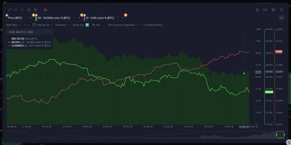 Bitcoin Dip May Not Be Over As Retail Ramps Up Buying: Santiment.