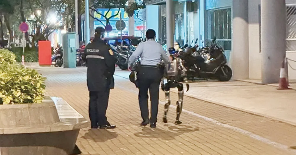 Robot Escorted Away By Cops After Terrorizing Old Woman