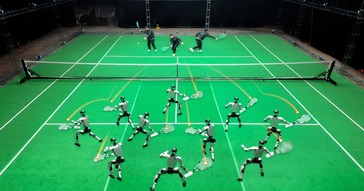 This Video of a Humanoid Robot Playing Perfect Tennis Is Extremely Impressive.