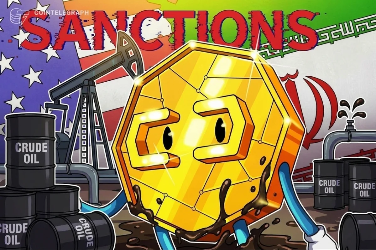 US targets Iran’s crypto sector, cites over $100M in oil-linked payments.