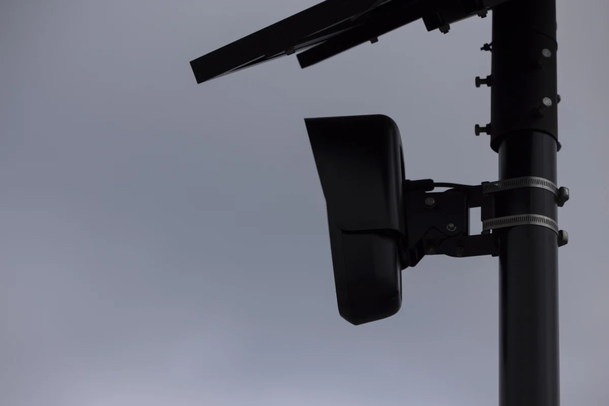 Man Arrested After Allegedly Shooting Flaming Projectile at Flock Cameras, Melting Them Into Slag