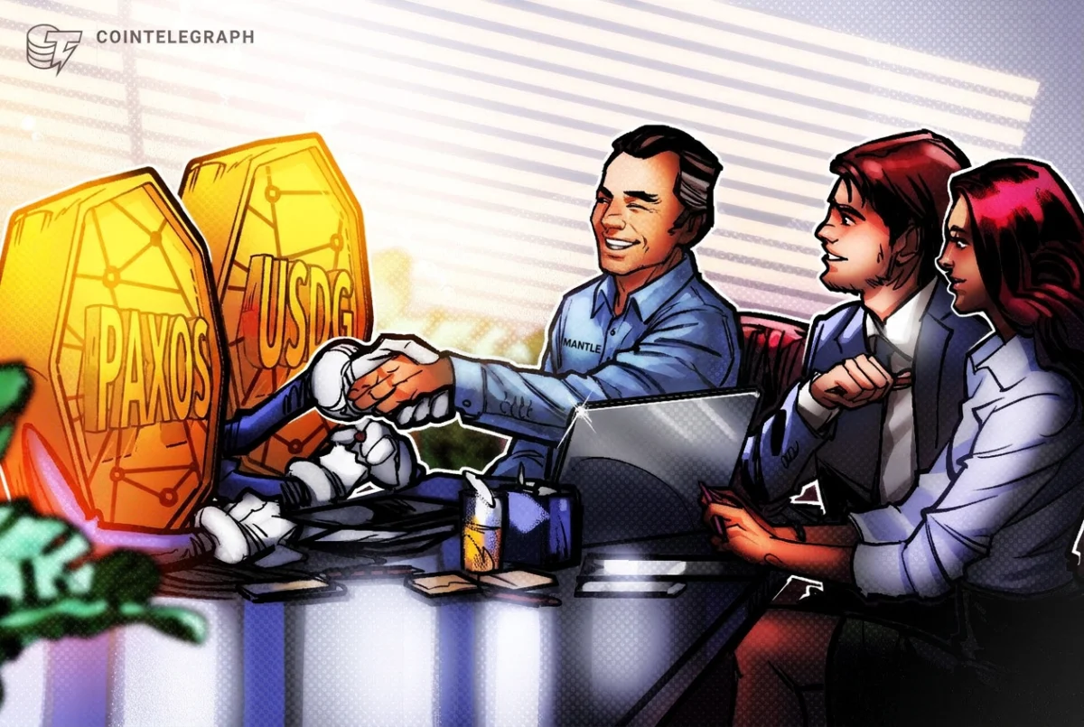 Mantle adds Paxos’ USDG stablecoin, joins Global Dollar Network.