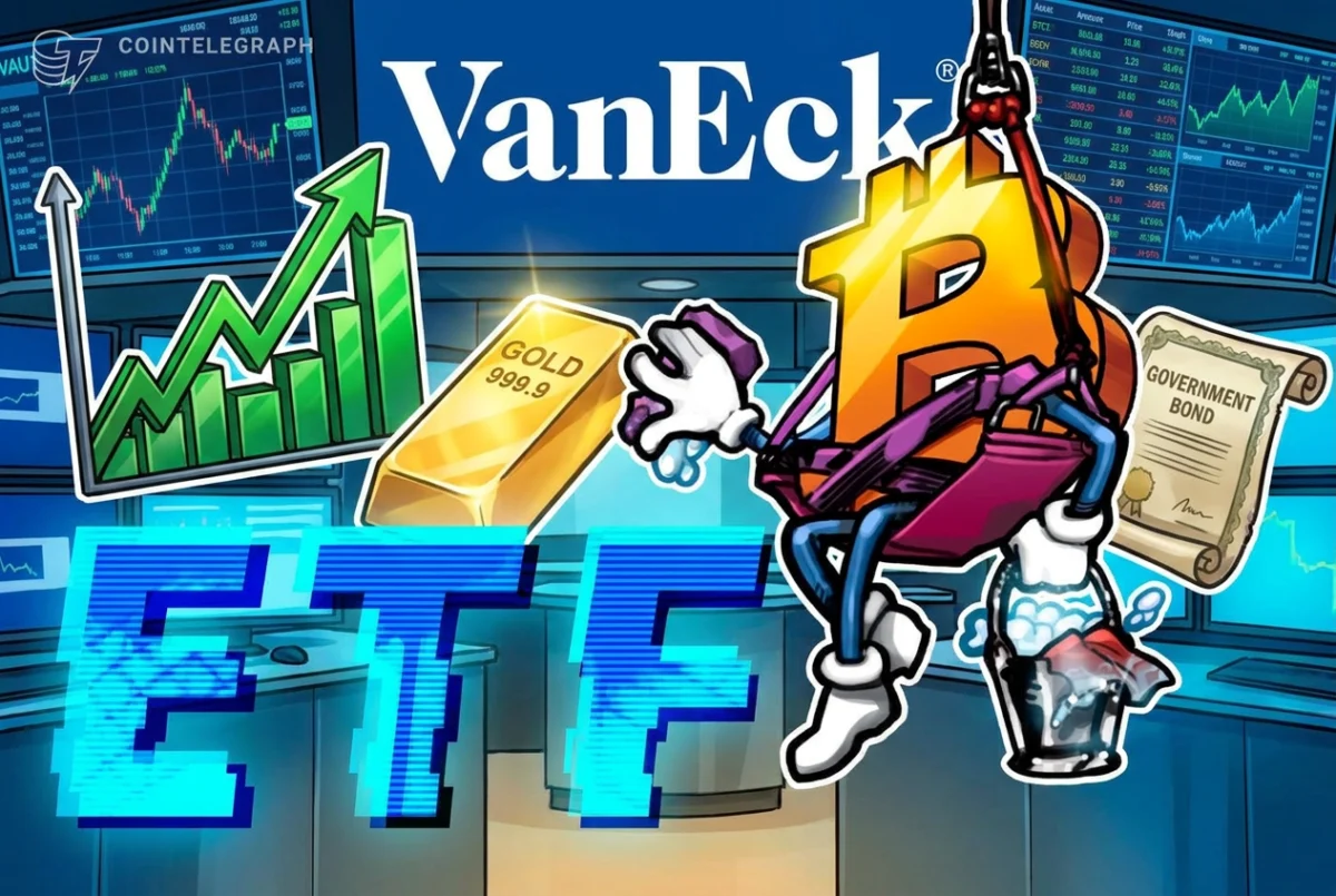 VanEck launches diversified ETF combining stocks, bonds and Bitcoin exposure.
